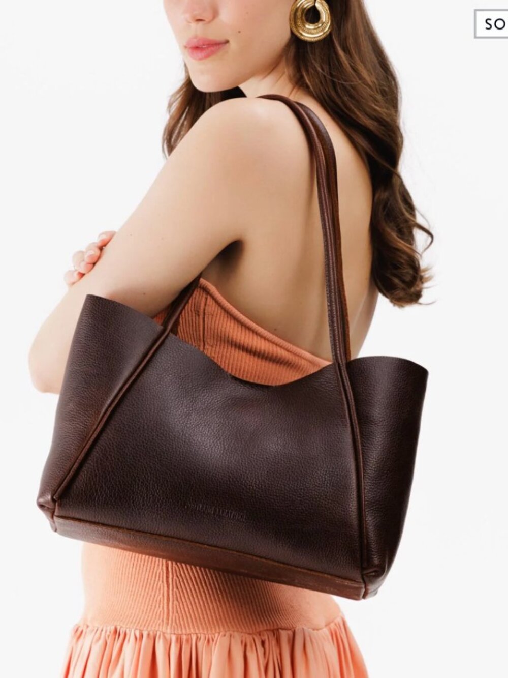 Verona Tote Medium Coldbrew Portland Leather Goods